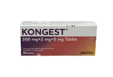 KONGEST 30 tablet {Zentiva} kutu görseli