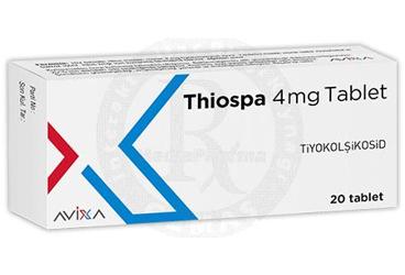 THIOSPA 4 mg 20 tablet kutu görseli