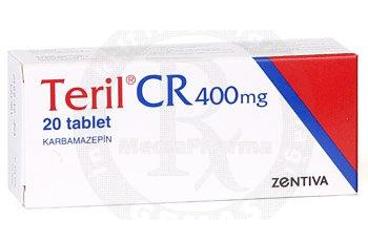 TERIL CR 400 mg 20 tablet {Zentiva} kutu görseli