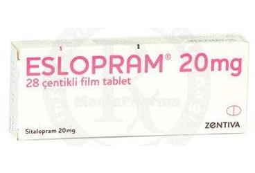 ESLOPRAM 20 mg 28 film tablet kutu görseli