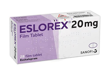 ESLOREX 20 mg 84 film tablet kutu görseli