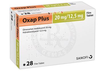 OXAP PLUS 20/12.5 mg 28 tablet kutu görseli