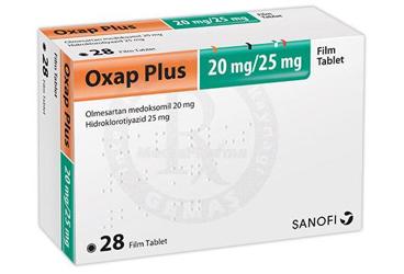 OXAP PLUS 20/25 mg 28 tablet kutu görseli