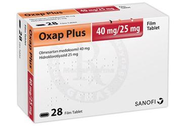 OXAP PLUS 40/25 mg 28 tablet kutu görseli
