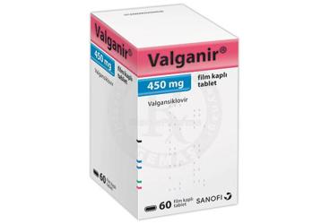 VALGANIR 450 mg 60 film tablet kutu görseli