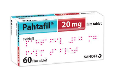 PAHTAFIL 20 mg 60 film tablet kutu görseli