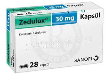 ZEDULOX 30 mg 28 kapsül kutu görseli