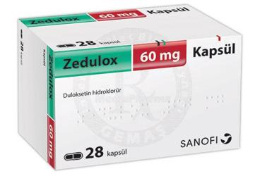 ZEDULOX 60 mg 28 kapsül { 8699502160217 } kutu görseli
