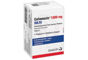 CEFAMEZIN IM/IV 1000 mg 1 flakon kutu görseli