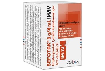 SEFOTAK 1000 mg 1 flakon kutu görseli