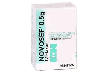 NOVOSEF 500 mg IV 1 flakon kutu görseli