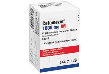 CEFAMEZIN IM 1000 mg 1 flakon kutu görseli