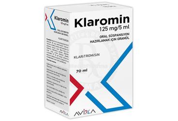 KLAROMIN 125 mg 70 ml süspansiyon kutu görseli