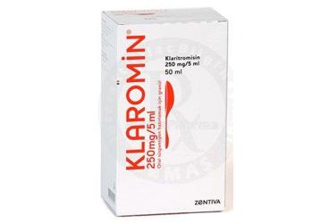 KLAROMIN 250 mg 50 ml süspansiyon kutu görseli