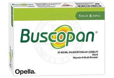 BUSCOPAN 20 mg 6 ampül {Zentiva} kutu görseli