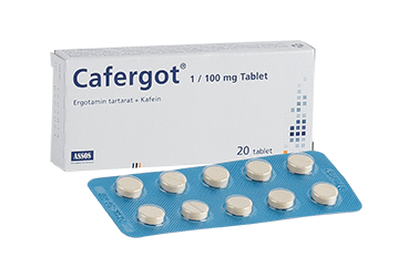 CAFERGOT 1 mg 20 draje {Novartis} kutu görseli