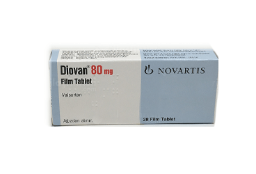 DIOVAN 80 mg 28 film kaplı tablet kutu görseli