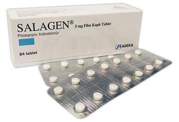 SALAGEN 5 mg 84 film kaplı tablet kutu görseli