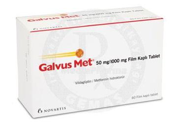 GALVUS MET 50/1000 mg 60 tablet kutu görseli