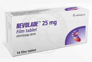 REVOLADE 25 mg 14 film tablet { Novartis } kutu görseli
