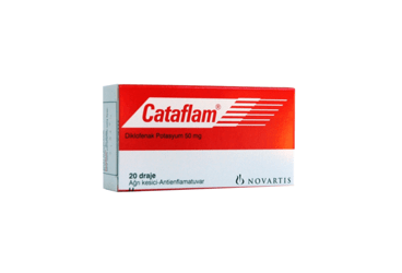 CATAFLAM 50 mg 20 draje kutu görseli