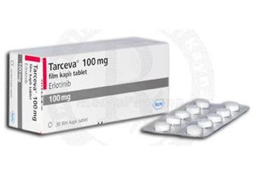 TARCEVA ROCHE 100 mg 30 film kaplı tablet kutu görseli