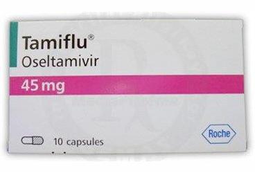 TAMIFLU 45 mg 10 sert jelatin kapsül kutu görseli