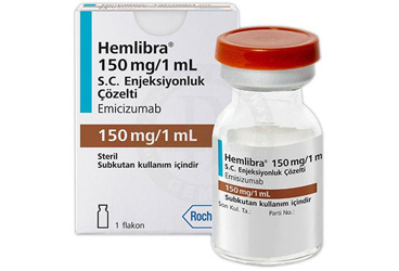HEMLIBRA 150 mg/ ml SC enjeksiyonluk çözelti kutu görseli