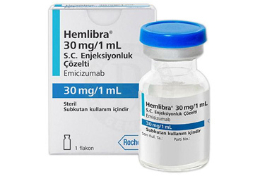 HEMLIBRA 30 mg/ 1 ml SC enjeksiyonluk çözelti kutu görseli