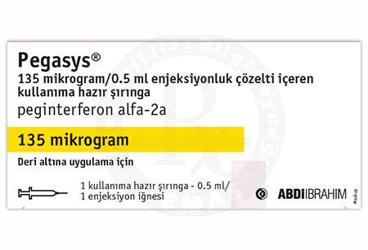PEGASYS 135 mcg 1 hazır şırınga kutu görseli
