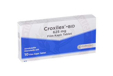 CROXILEX BID 625 mg 14 film tablet kutu görseli