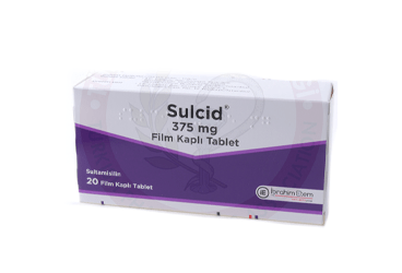 SULCID 375 mg 20 film tablet kutu görseli