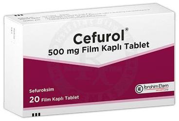 CEFUROL 500 mg 20 film tablet kutu görseli