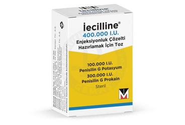 IECILLINE 400000 IU 1 flakon kutu görseli