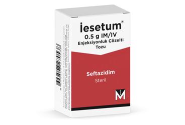 IESETUM IM/IV+ERT 500 mg 1 flakon kutu görseli