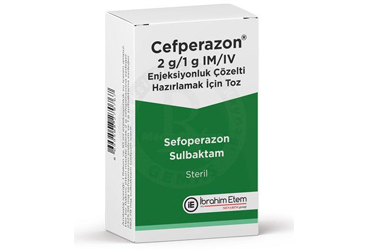 CEFPERAZON 2 gr/1 gr IM/IV enj. çöz. için toz içeren flakon kutu görseli