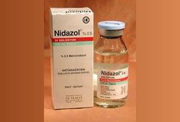 NIDAZOL IV %05 500 mg 100 ml solüsyon (setsiz) kutu görseli