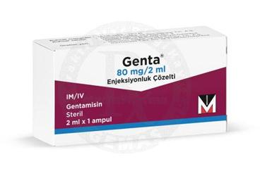 GENTA 80 mg 1 ampül kutu görseli