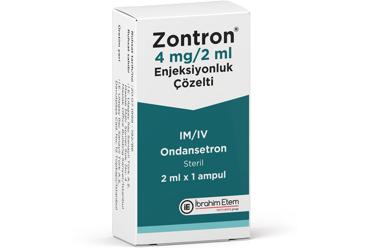 ZONTRON 4 mg/2 ml IV 1 ampül kutu görseli