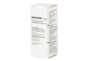 EMADINE % 0.05 5 ml oftalmik solüsyon kutu görseli
