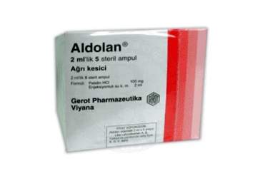 ALDOLAN 100 mg/2 ml 25 ampül kutu görseli