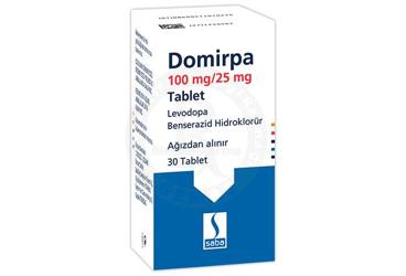 DOMIRPA 100 mg/25 mg tablet kutu görseli
