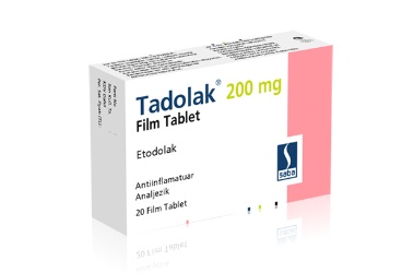 TADOLAK 200 mg 20 film tablet kutu görseli