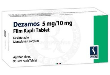 DEZAMOS 5 mg/10 mg film kaplı tablet (90 tablet) kutu görseli