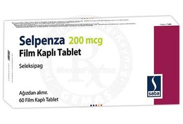SELPENZA 200 mcg film kaplı tablet (60 adet) kutu görseli