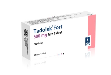 TADOLAK FORT 500 mg 14 film tablet kutu görseli