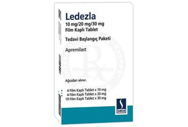 LEDEZLA 10 mg/ 20 mg/ 30 mg film kaplı tablet tedavi başlangıç paketi kutu görseli