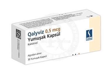 QALYVIZ 0.5 mcg yumuşak kapsül kutu görseli