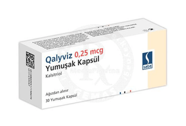 QALYVIZ 0.25 mcg yumuşak kapsül kutu görseli