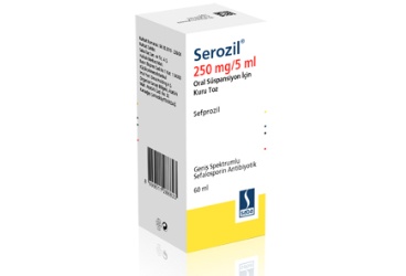 SEROZIL 250 mg/5 ml oral süspansiyon için kuru toz 60 ml kutu görseli